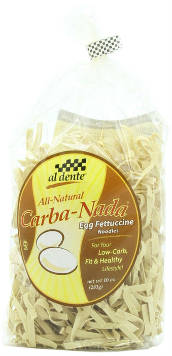 Al Dente: Carba-nada Egg Fettuccine Noodles, 10 Oz