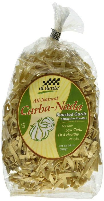 Al Dente: Carba-nada Roasted Garlic Fettucine Noodles, 10 Oz