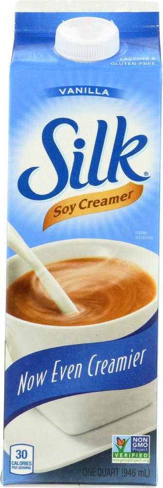 Silk: Soymilk Creamer French Vanilla, 32 Oz