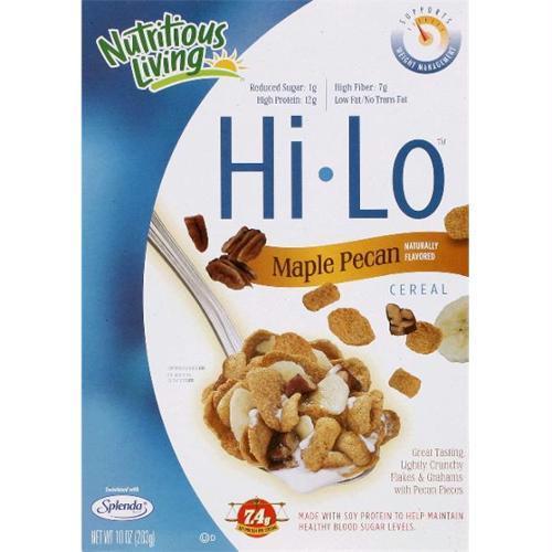 Nutritious Living: Hi-lo Maple Pecan Cereal, 10 Oz