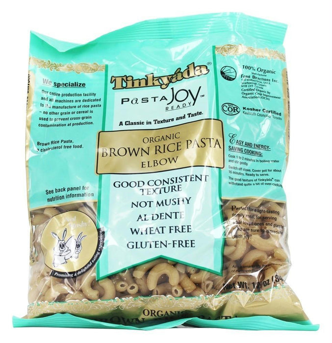 Tinkyada: Organic Brown Rice Pasta Elbow, 12 Oz