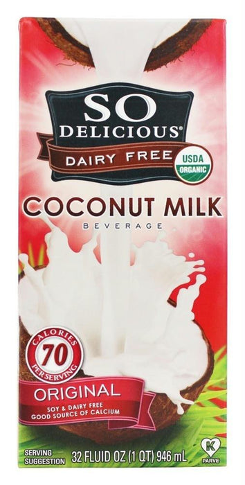 So Delicious: Organic Coconut Milk Dairy Free Original, 32 Oz