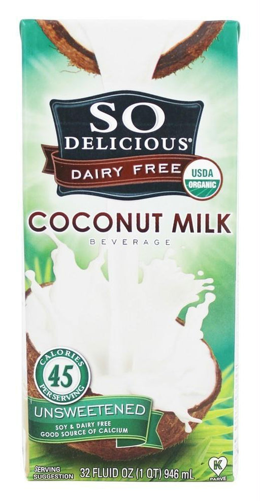 So Delicious: Organic Coconut Milk Dairy Free Unsweetened, 32 Oz