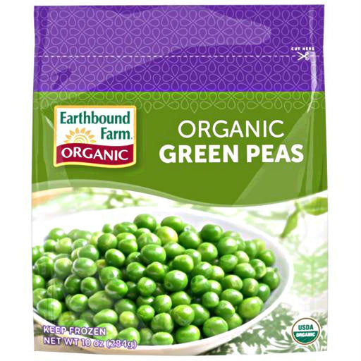 Earthbound Farm: Organic Green Peas Sweet Tender And Delicious, 10 Oz