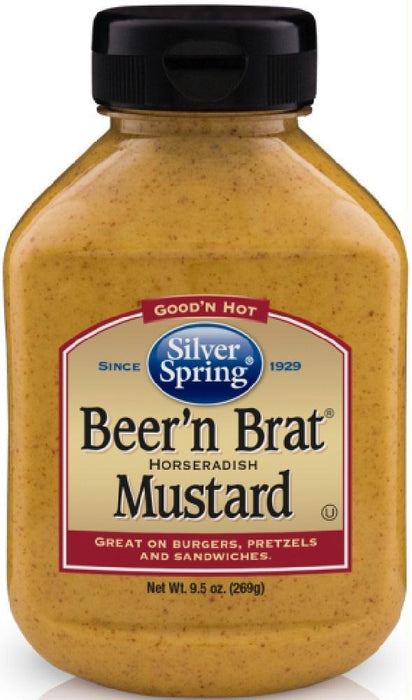 Silver Spring: Beer 'n Brat Mustard, 9.5 Oz