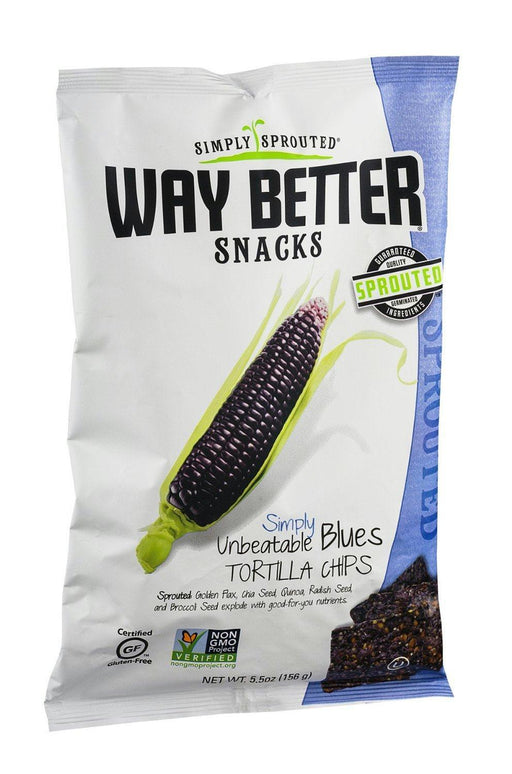 Way Better Snacks: Simply Unbeatable Blues Tortilla Chips, 5.5 Oz