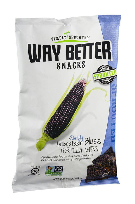 Way Better Snacks: Simply Unbeatable Blues Tortilla Chips, 5.5 Oz