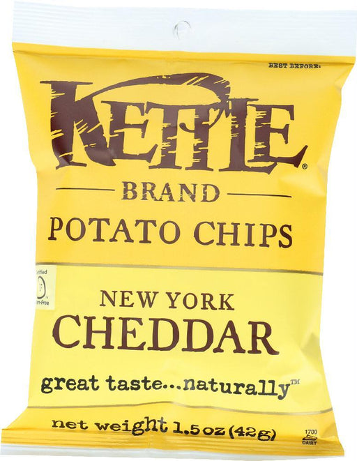 Kettle Brand: New York Cheddar Potato Chips, 1.5 Oz