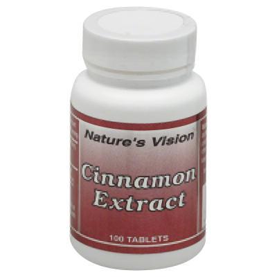 Nature's Vision: Cinnamon Extract, 100 Tablets