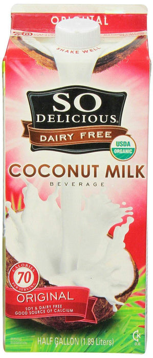 So Delicious: Organic Dairy Free Coconut Milk Beverage Original, 64 Oz