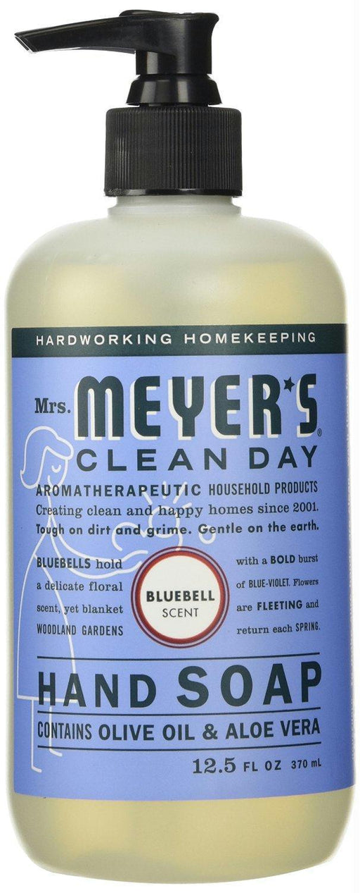 Mrs. Meyer's Clean Day: Liquid Hand Soap Bluebell Scent, 12.5 Oz