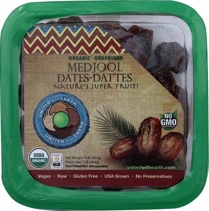 United With Earth: Dates Medjool Org (1.000 Lb)