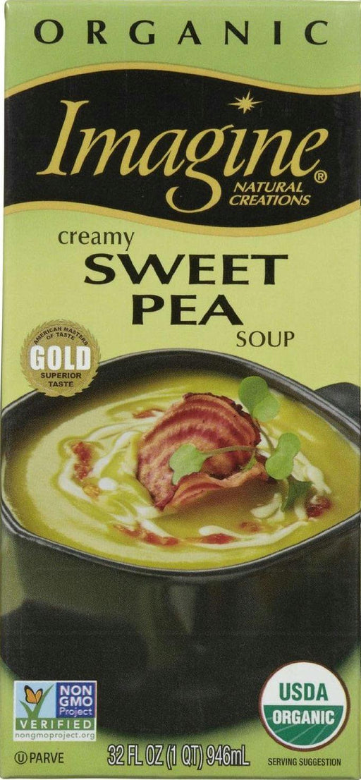 Imagine: Organic Creamy Sweet Pea Soup, 32 Oz