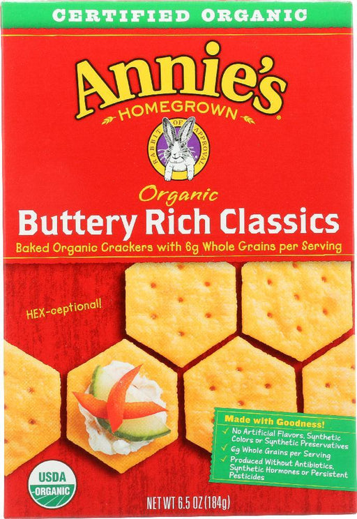 Annie's Homegrown: Organic Buttery Rich Classics, 6.5 Oz