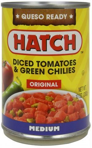 Hatch: Diced Tomatoes & Green Chilies Original Medium, 10 Oz