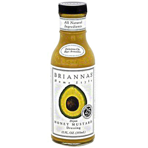 Briannas: Home Style Dressing Dijon Honey Mustard, 12 Oz