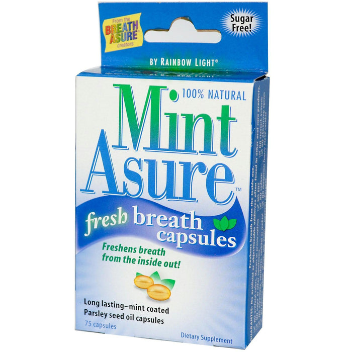 Rainbow Light: Mint Asure Fresh Breath Capsules, 75 Capsules