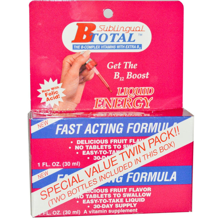 Sublingual: B-total Twin Pack, 2 Oz