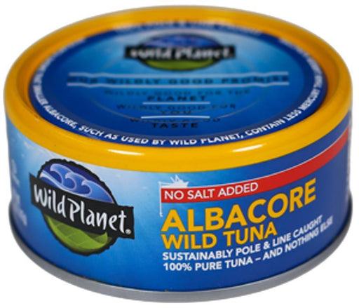 Wild Planet: Wild Albacore Tuna No Salt Added, 5 Oz