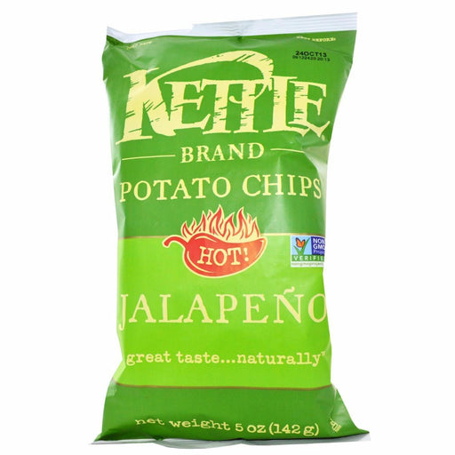 Kettle Foods: Potato Chips Jalapeno, 5 Oz