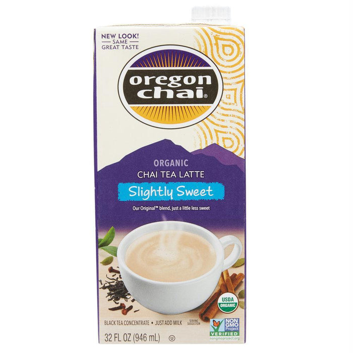 Oregon Chai: Slightly Sweet Original Chai Tea Latte Concentrate, 32 Oz