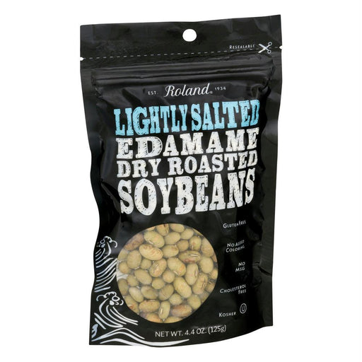 Roland: Edamame Lightly Salted Dry Roasted Soybeans, 4.4 Oz