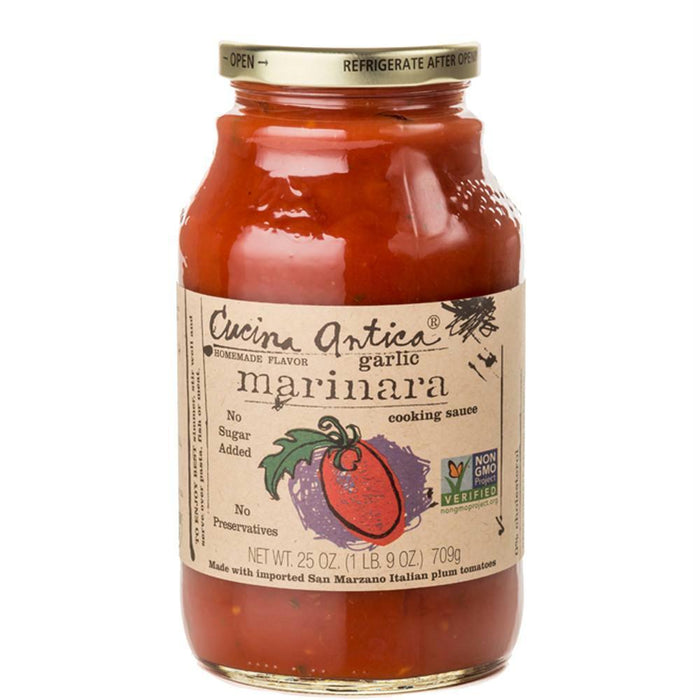 Cucina Antica: Marinara Sauce Garlic, 25 Oz