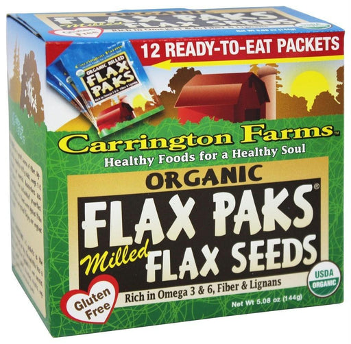 Carrington Farms: Organic Milled Flax Seed 12 Count, 5.08 Oz