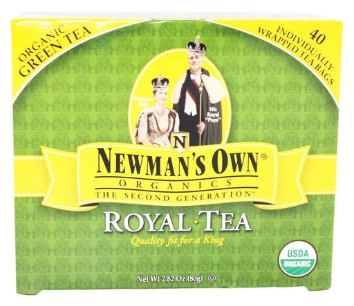 Newman's Own Organics: Organic Royal Green Tea 40 Tea Bags, 2.82 Oz