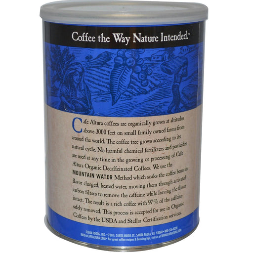 Cafe Altura: Organic Coffee Regular Roast Decaf, 12 Oz