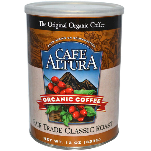 Cafe Altura: Organic Coffee Fair Trade Classic Roast, 12 Oz