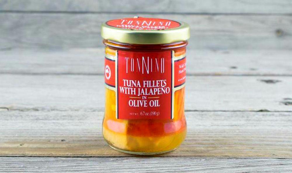 Tonnino: Tuna Fillets With Jalapeno In Olive Oil, 6.7 Oz