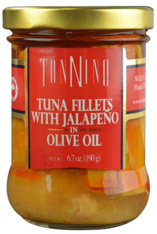 Tonnino: Tuna Fillets With Jalapeno In Olive Oil, 6.7 Oz