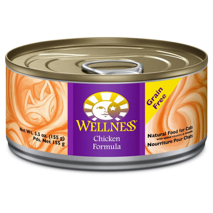 Wellness: Canned Cat Food Chicken Formula, 5.5 Oz