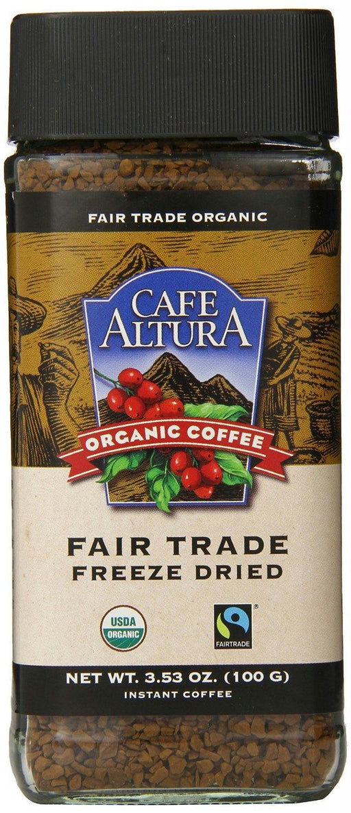 Cafe Altura: Organic Freeze Dried Instant Coffee, 3.5 Oz