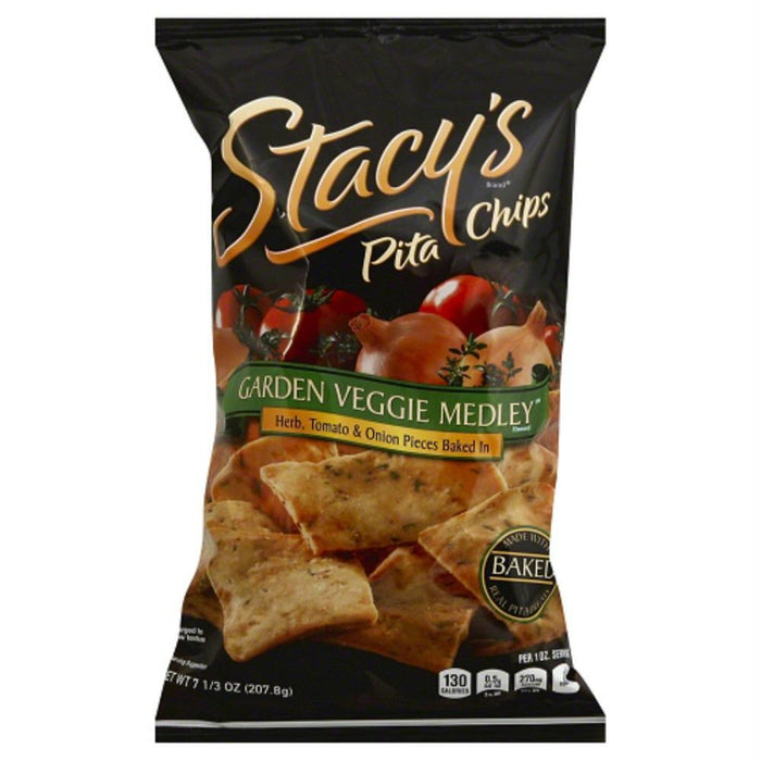 Stacy's Pita Chips: Garden Veggie Medley, 7.3 Oz