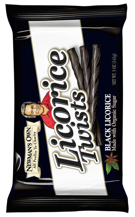 Newman's Own Organics: Black Licorice Twists, 5 Oz