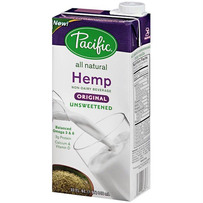 Pacific Foods: Unsweetened Hemp Original, 32 Oz