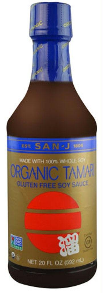 San-j: Organic Gluten Free Soy Sauce Tamari, 20 Oz