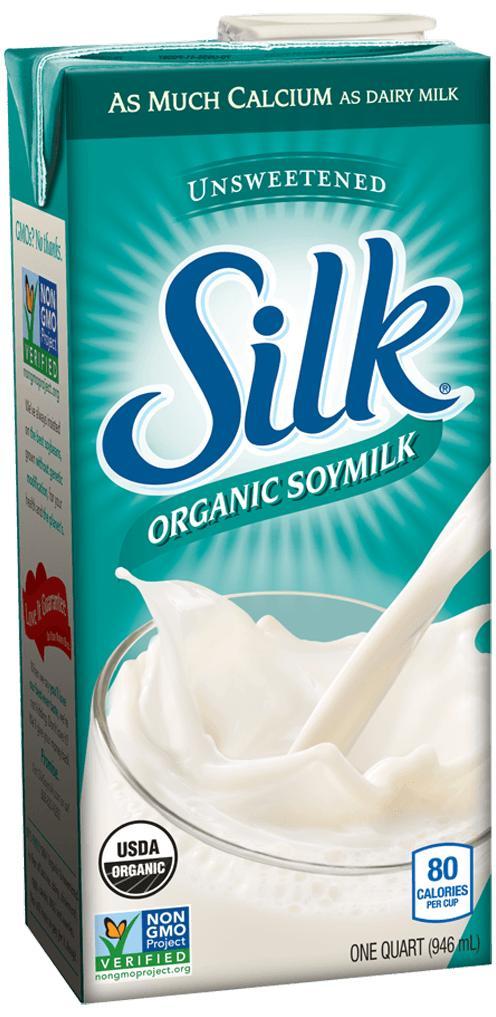 Silk: Organic Soy Milk Unsweetened, 32 Oz