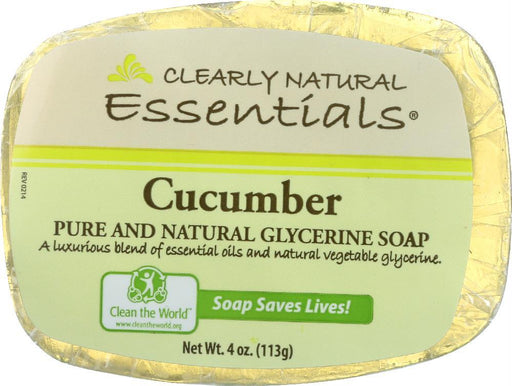 Clearly Natural: Cucumber Pure & Natural Glycerine Soap, 4 Oz