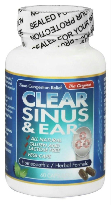 Clear Products: Clear Sinus And Ear, 60 Capsules