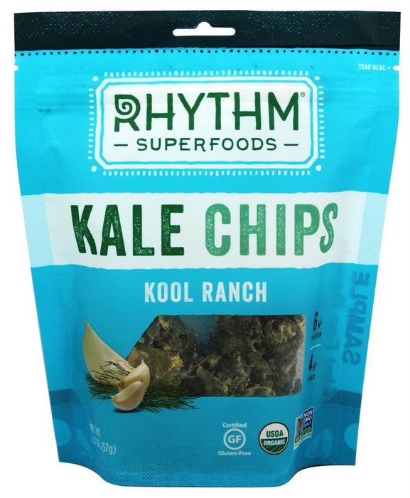 Rhythm Superfoods: Kale Chips Kool Ranch, 2 Oz