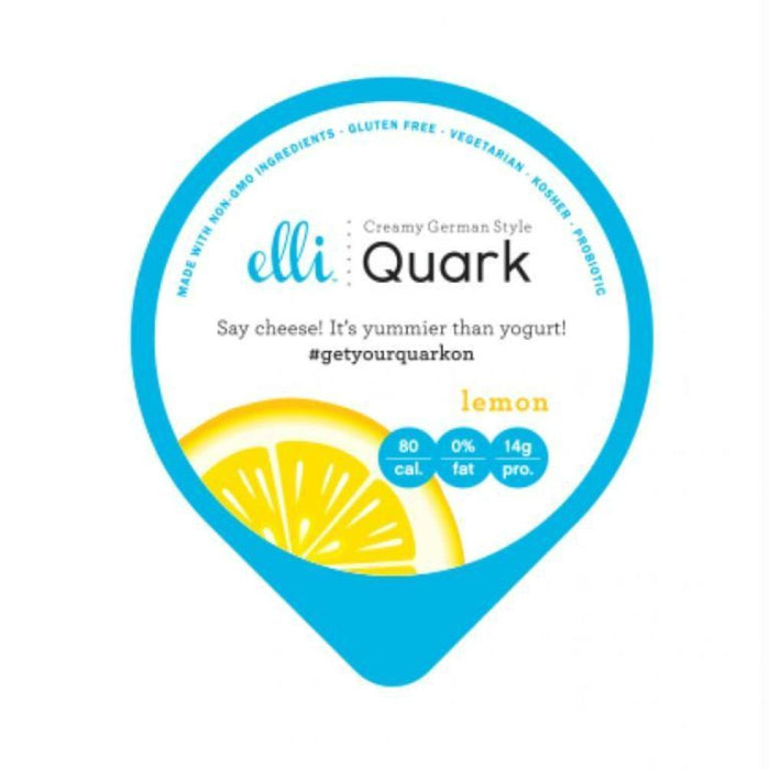 Elli Quark: Creamy German Style Lemon, 6 Oz