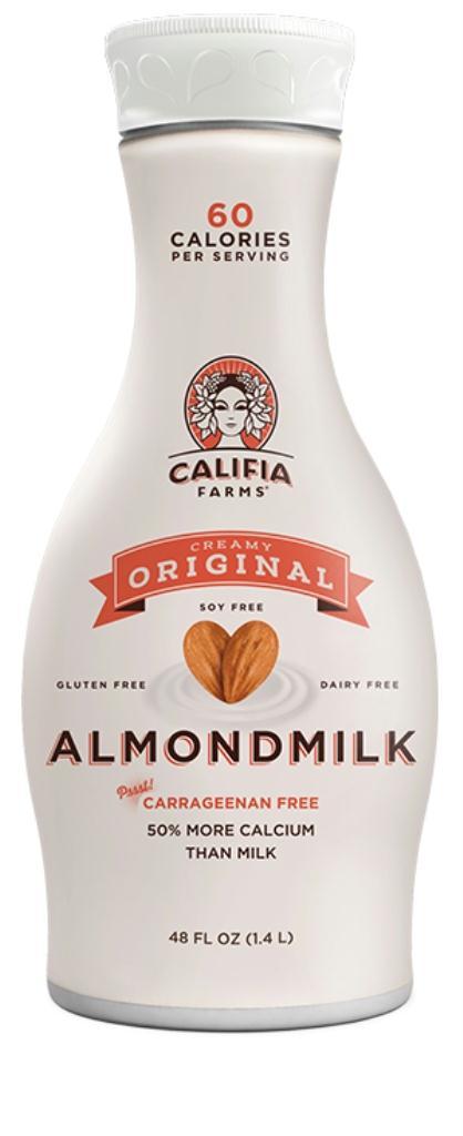 Califia Farms: Almondmilk Pure Creamy Original, 48 Oz