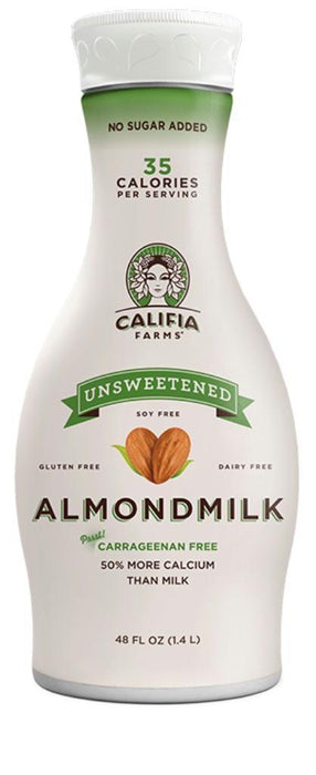 Califia Farms: Almondmilk Unsweetened, 48 Oz