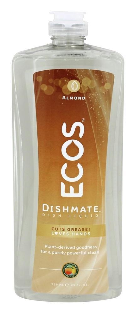 Earth Friendly: Ecos Dishmate Dish Liquid Almond, 25 Oz