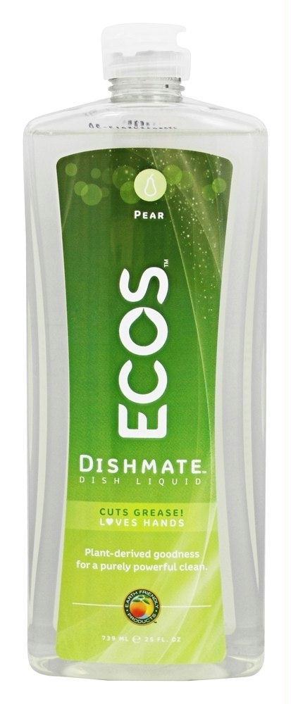 Earth Friendly: Ecos Dishmate Dish Liquid Pear, 25 Oz