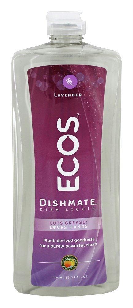 Earth Friendly: Ecos Dishmate Diss Liquid Lavender, 25 Oz