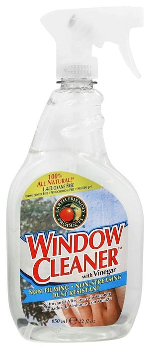 Earth Friendly: Window Cleaner With Vinegar, 22 Oz